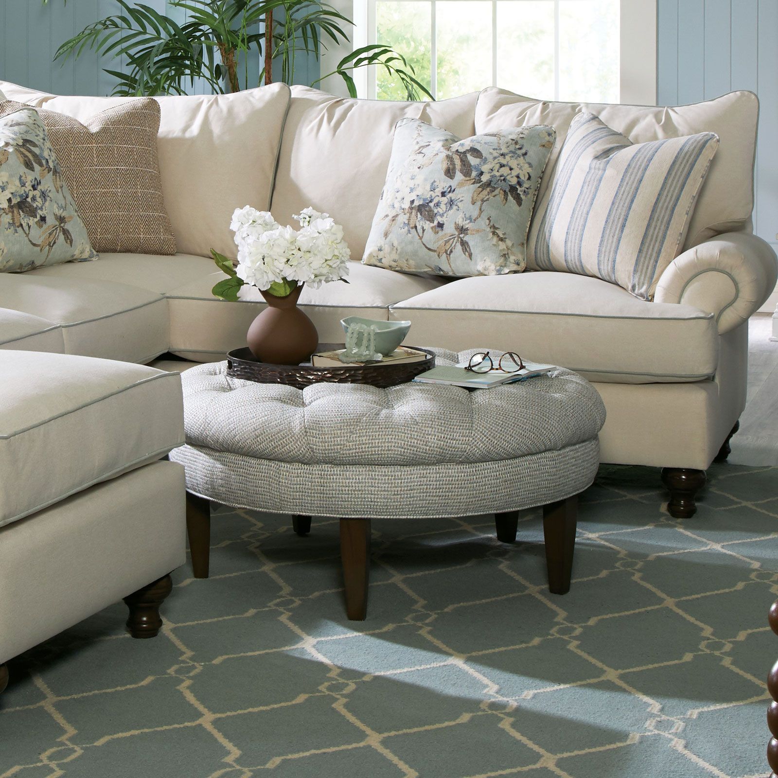 Tamsin Ottoman by Paula Deen