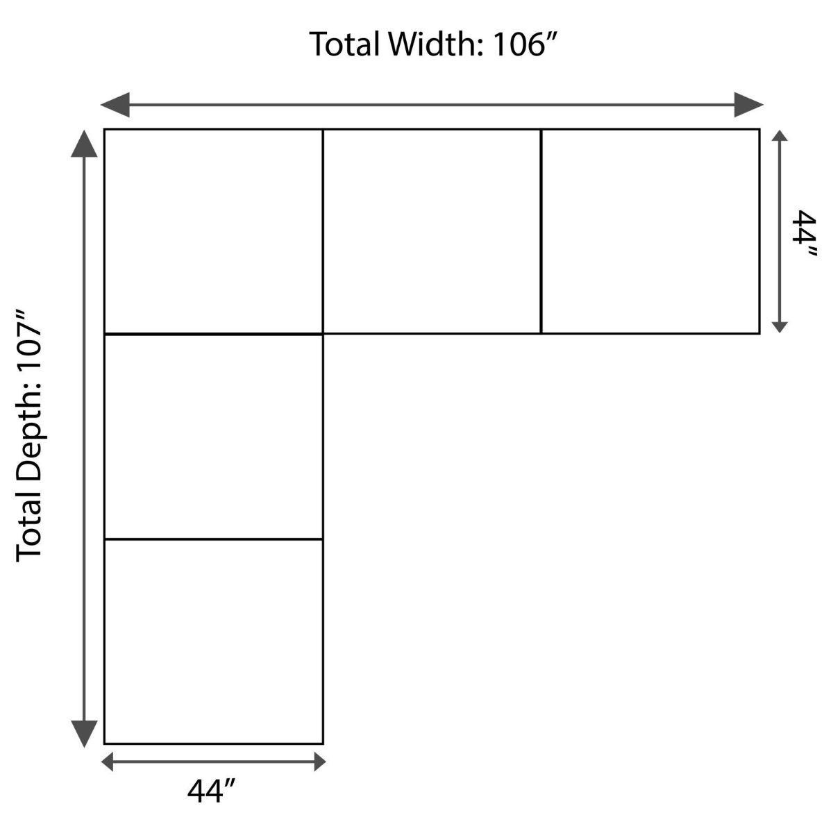 Picture of Paula Deen Laurent 2-Piece Sectional