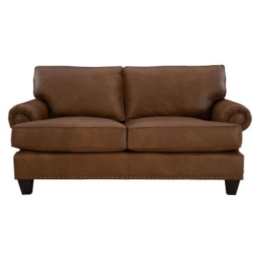 Marsala Leather Loveseat