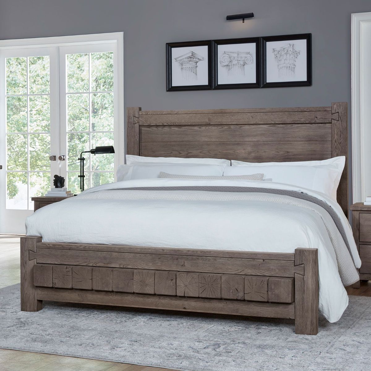 Picture of Mystic Gray 6 x 6 King Bed