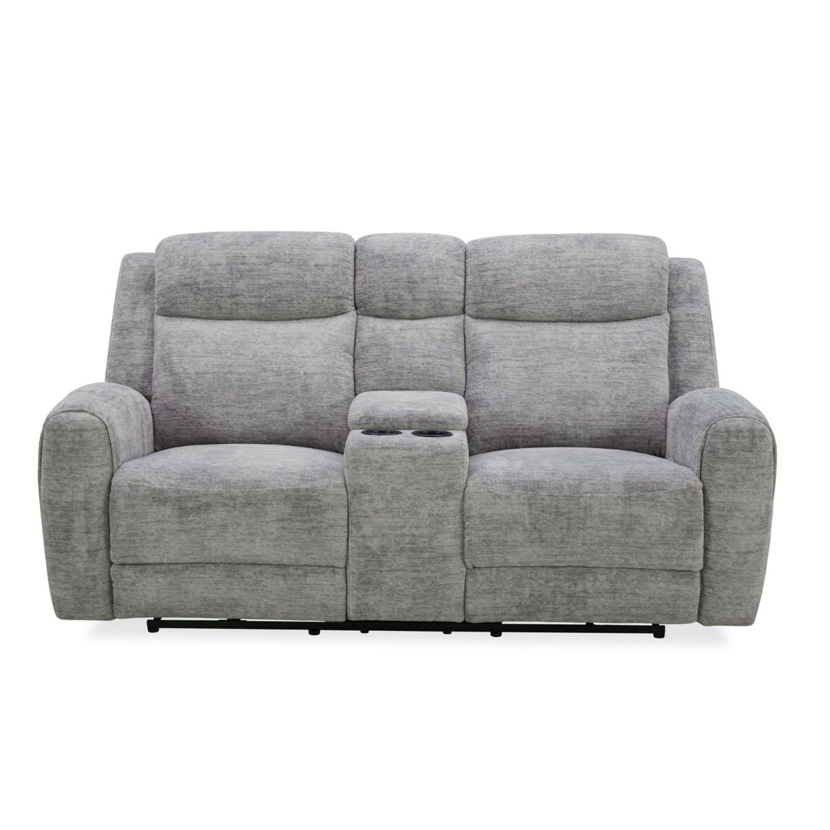 Picture of Everest Grey Power Console Loveseat