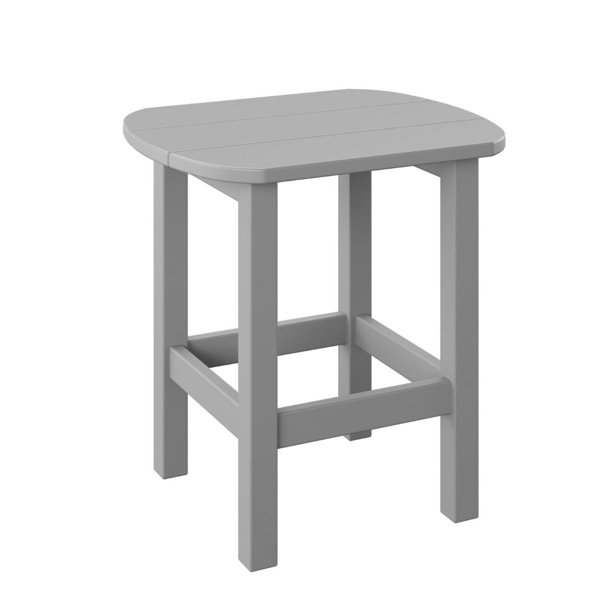 Picture of Light Gray Oval Outdoor End Table