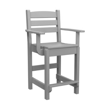 Picture of Light Gray Counter Captain Chair