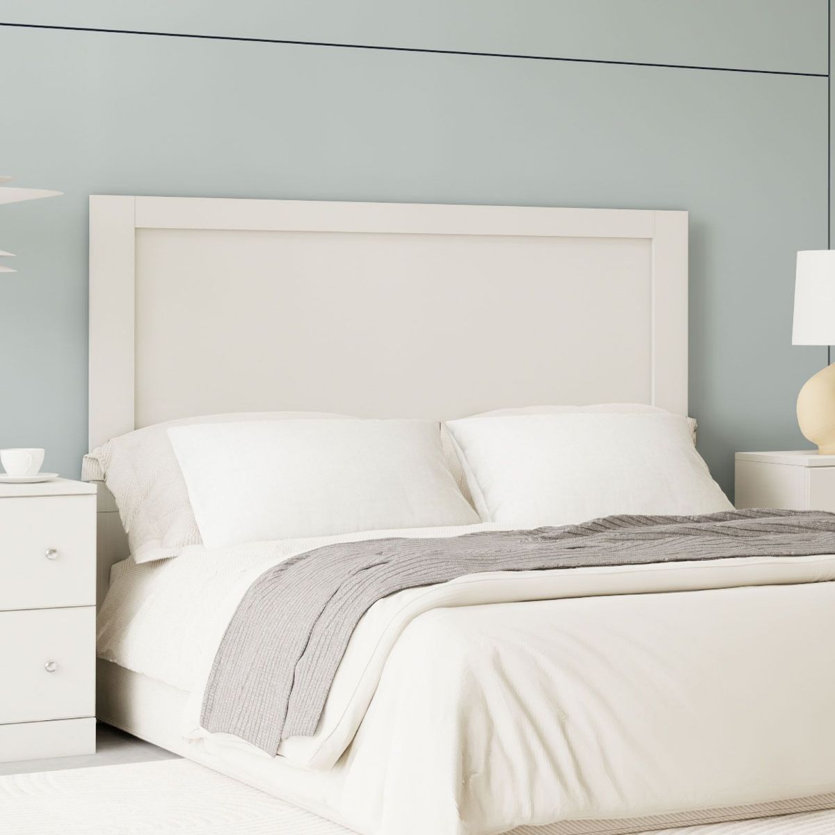 Picture of Essential White Queen/Full Headboard