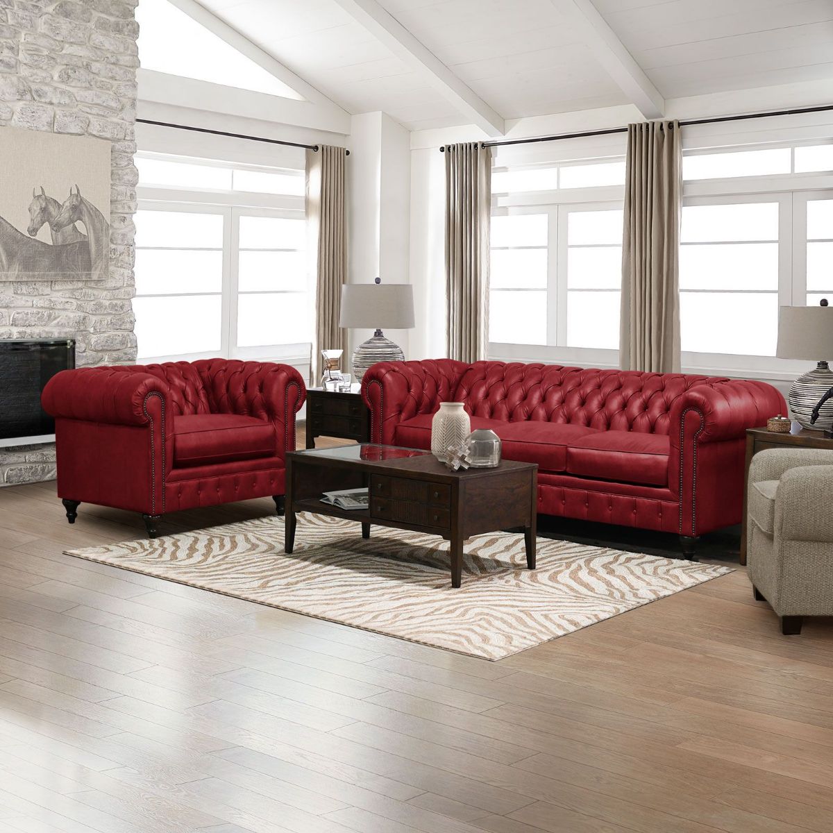 Picture of Oxford Barn Red Sofa