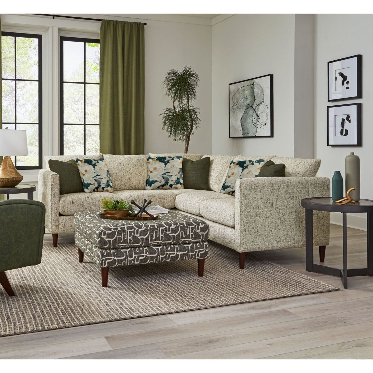 Picture of Grand Home Living Vanilla 2-Piece Sectional