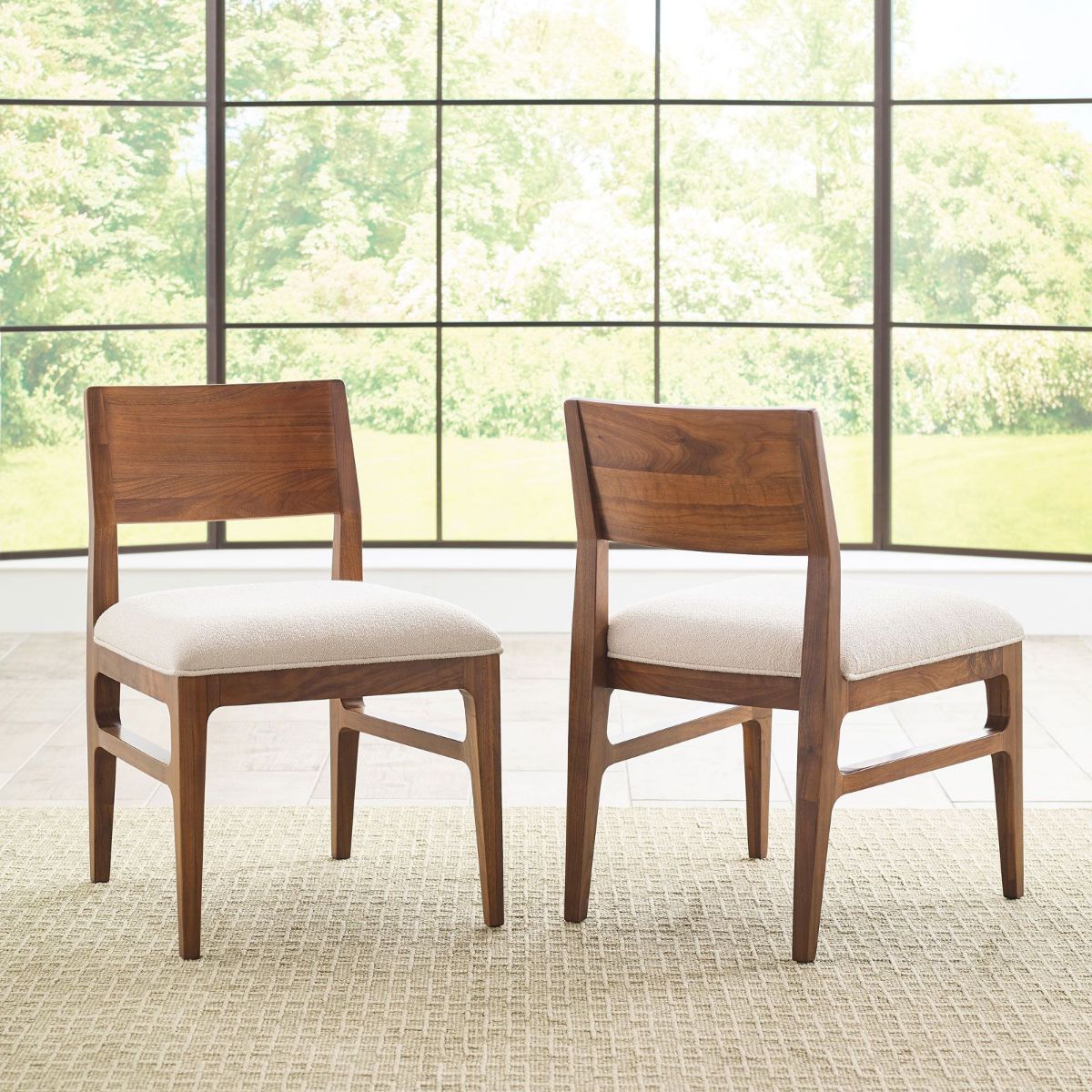 Picture of Monogram Walnut Dining Table & 4 Chairs