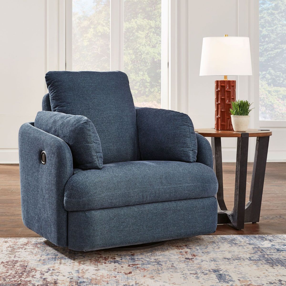 Picture of Modmax Ink Swivel Glider Recliner