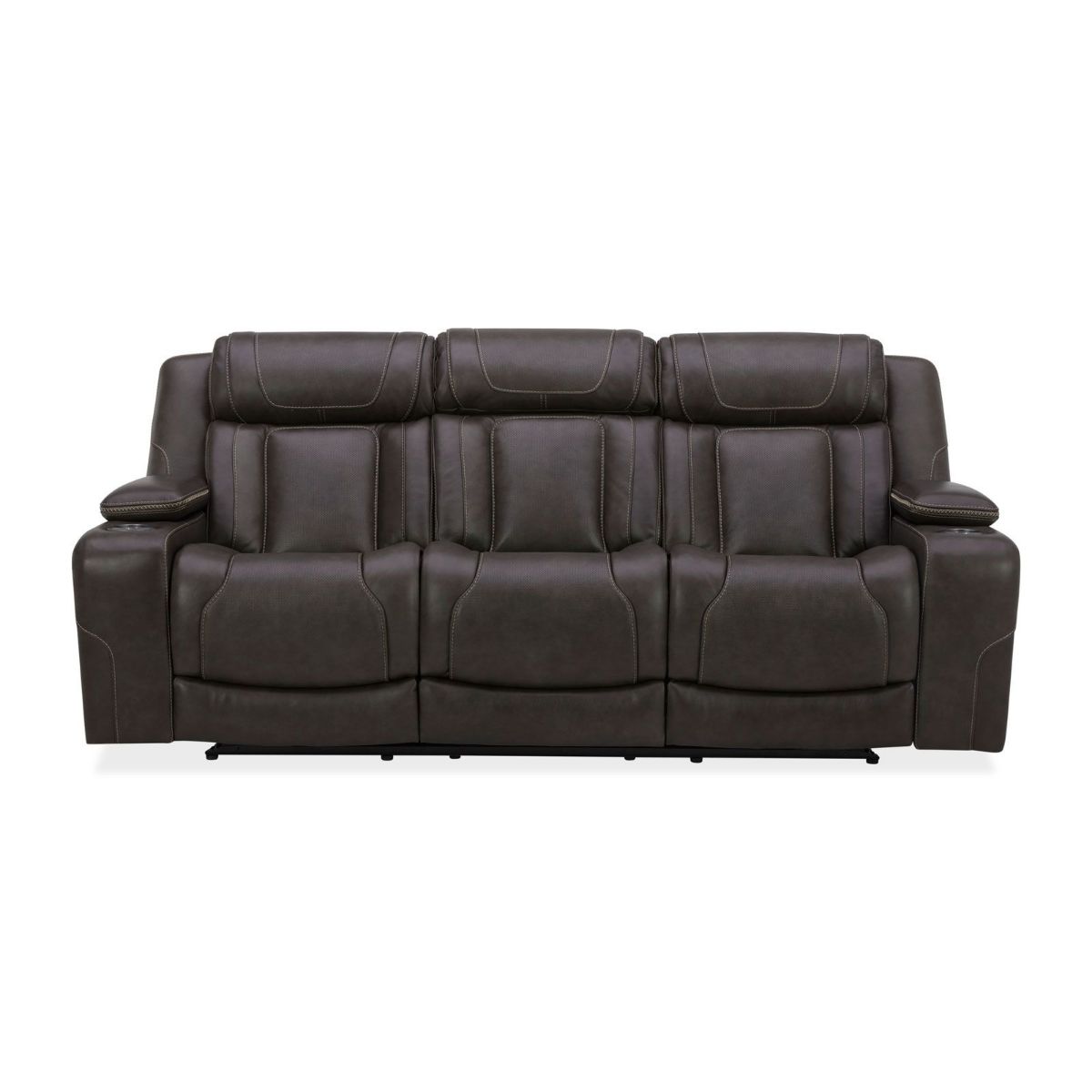 Picture of Jetset Charcoal Leather Power Recliner Sofa