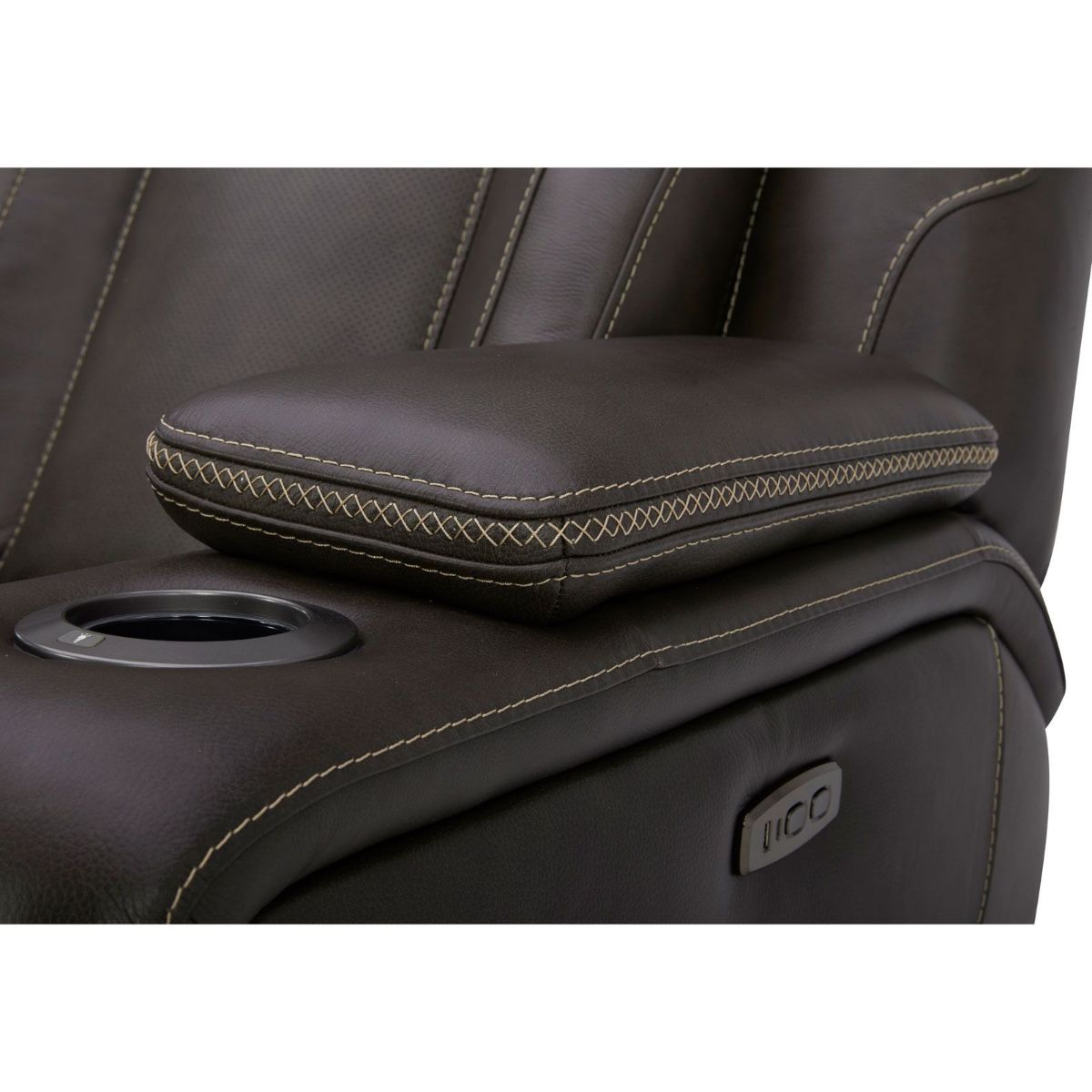 Picture of Jetset Charcoal Leather Power Recliner