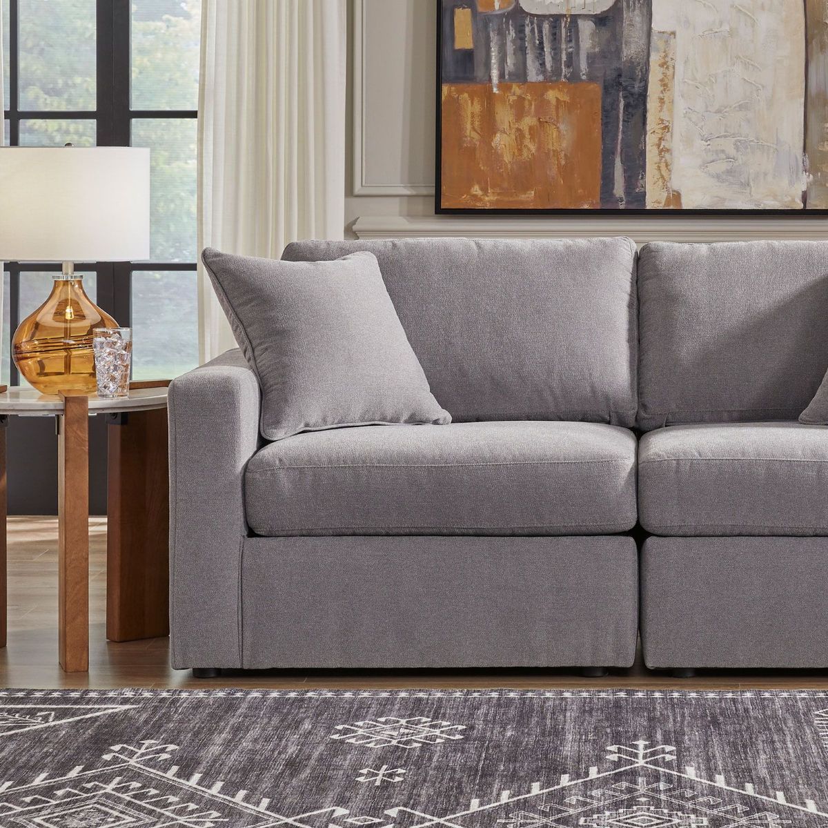 Picture of Modmax Granite Left Arm Facing Corner Chair