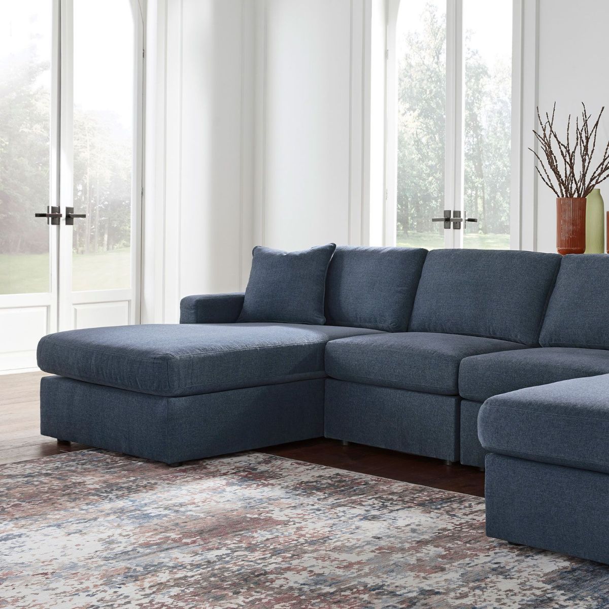 Picture of Modmax Ink Left Arm Facing Chaise