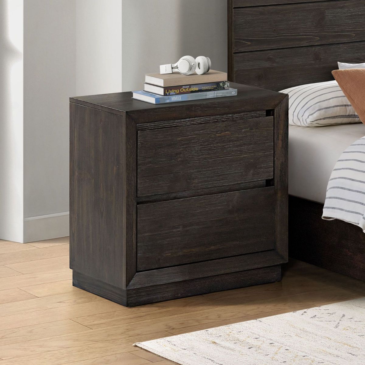 Picture of Bello Cocoa Nightstand with Power