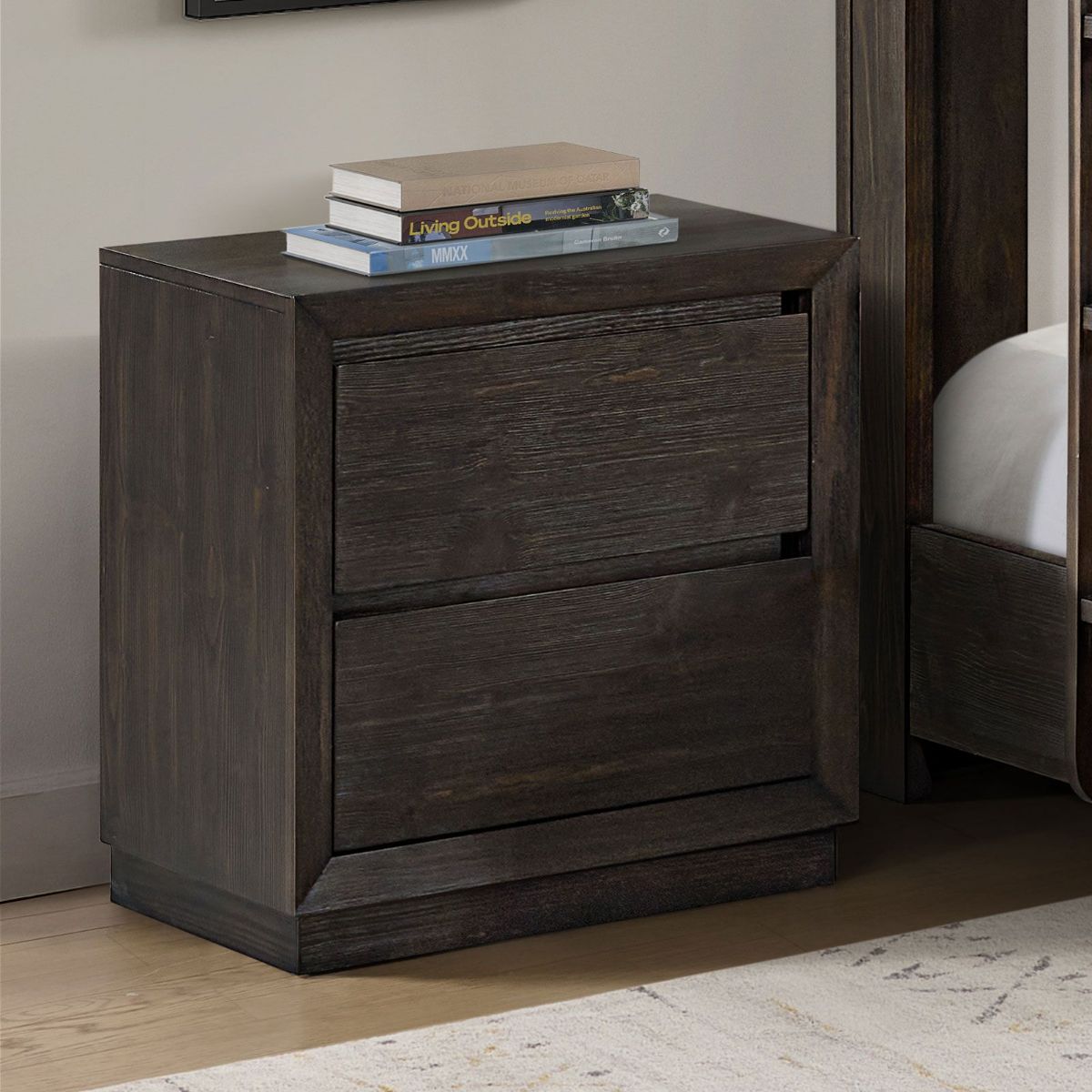 Picture of Bello Cocoa Nightstand with Power