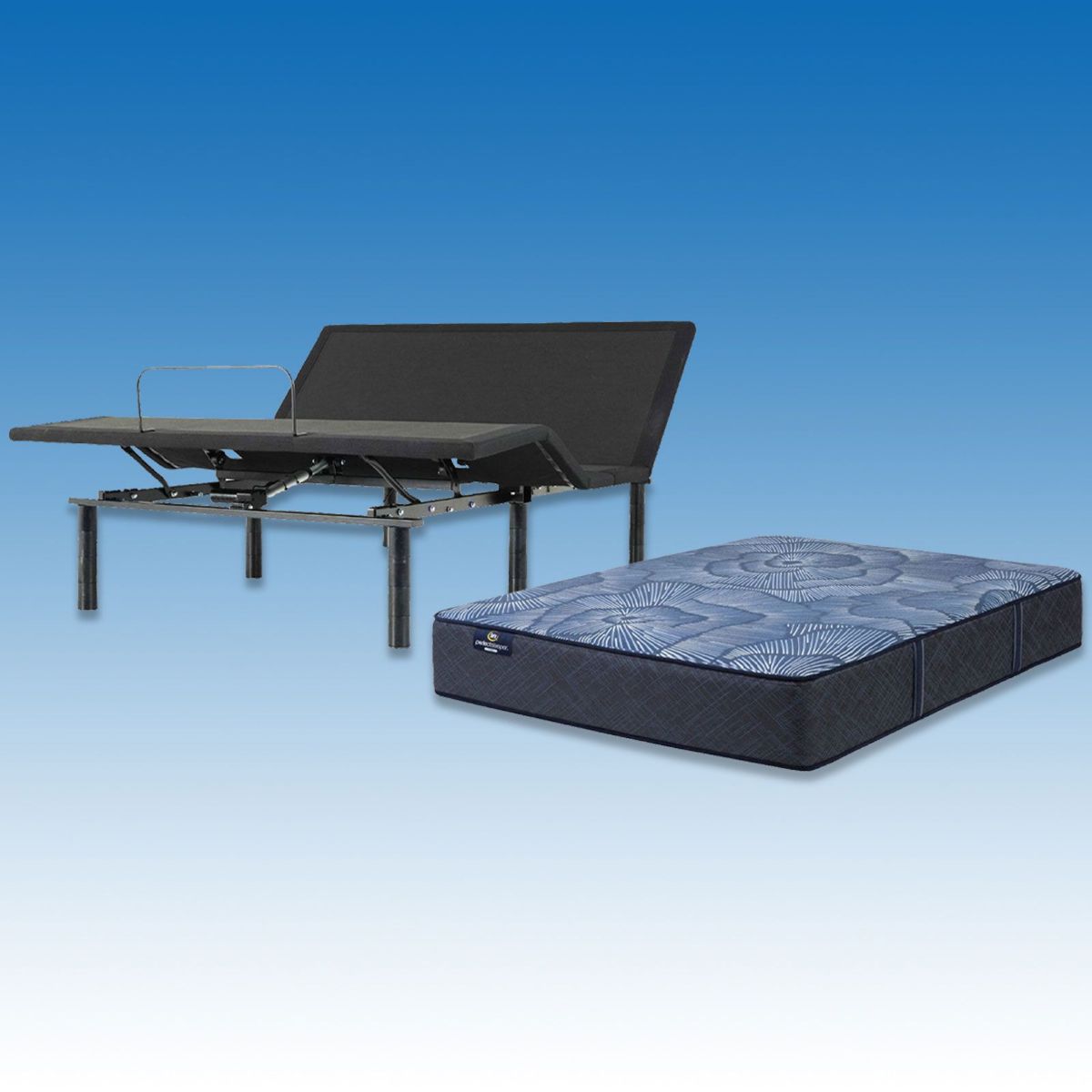 Picture of Full Dream Sanctuary Firm Hybrid Mattress & Rio 2.0 Adjustable Base