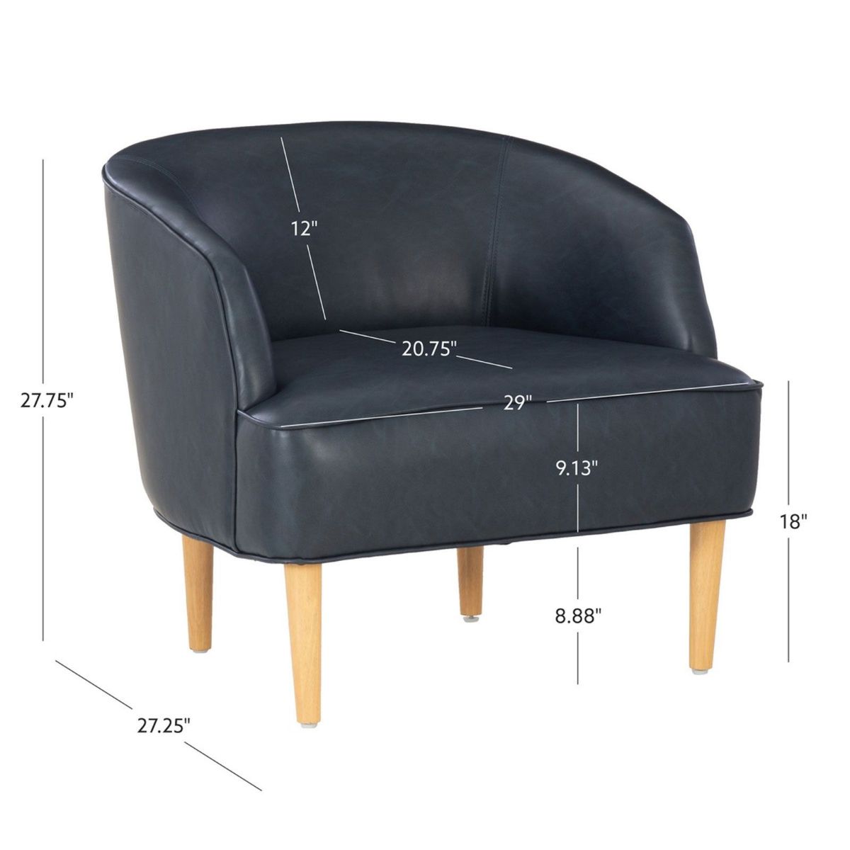 Picture of Milley Navy Accent Chair