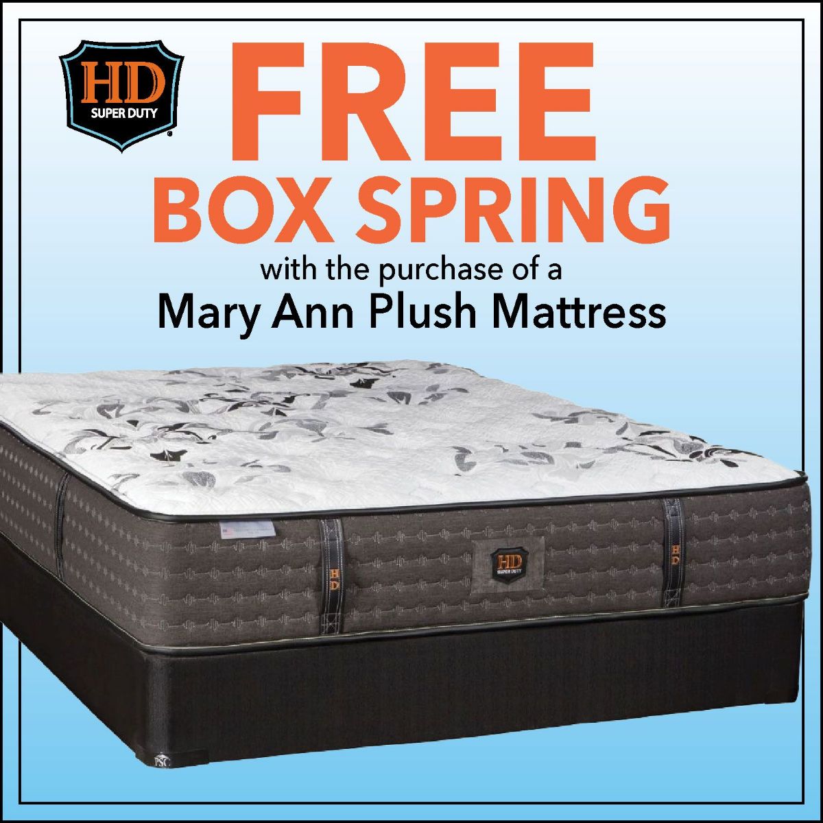 Picture of Mary Ann Plush King Mattress & Free Box Spring