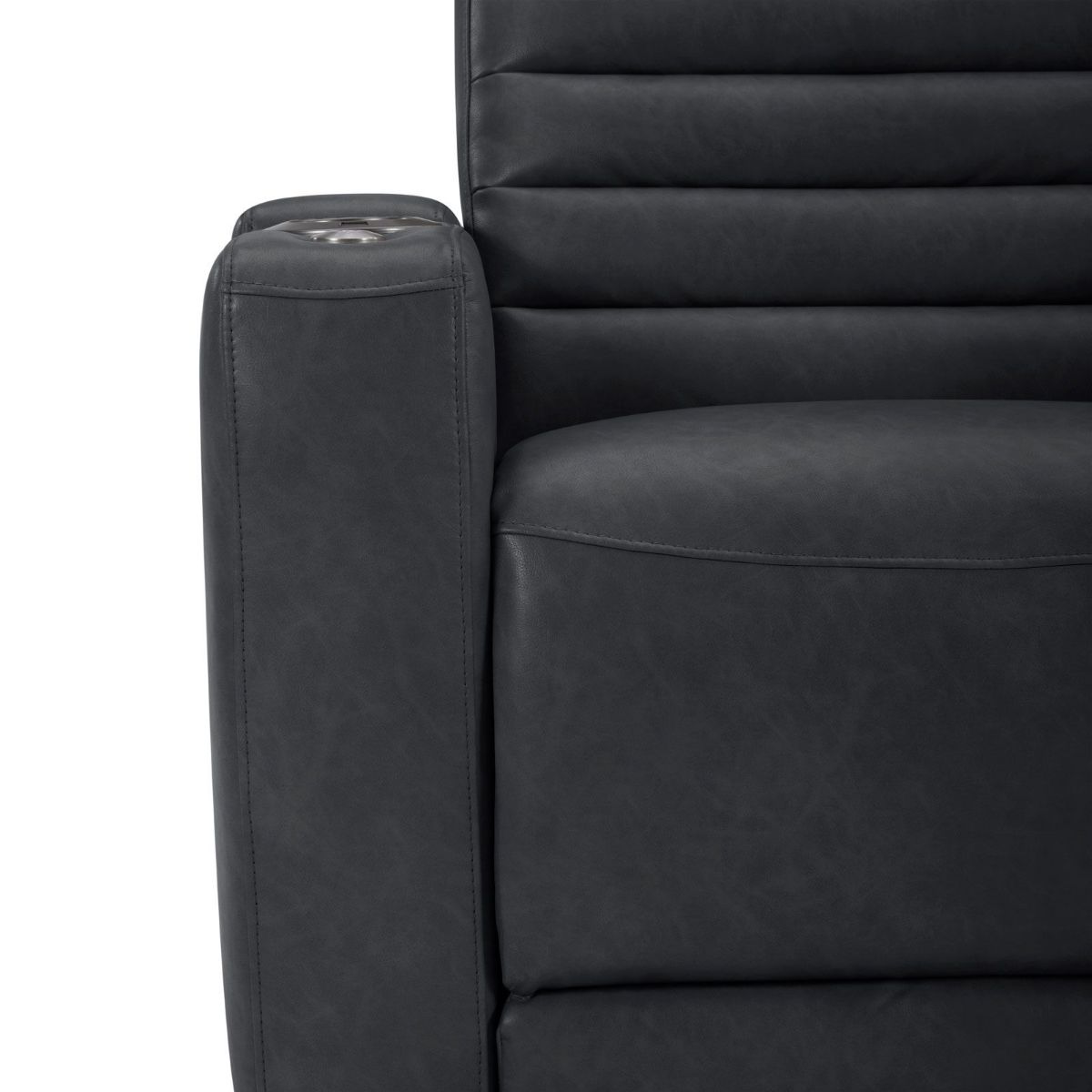 Picture of Florida Black Leather Power Recliner