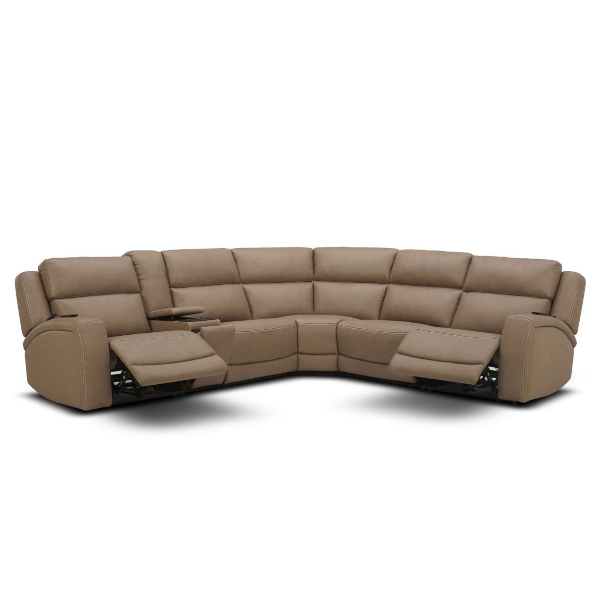 Picture of Toast 6-Piece Power Recliner Sectional