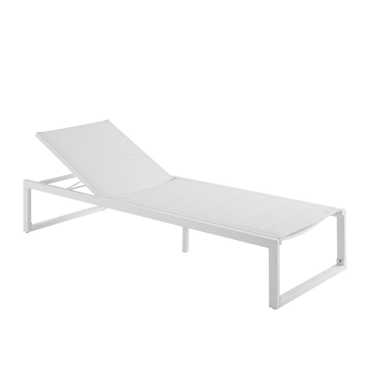 Picture of Alora White Chaise Lounge