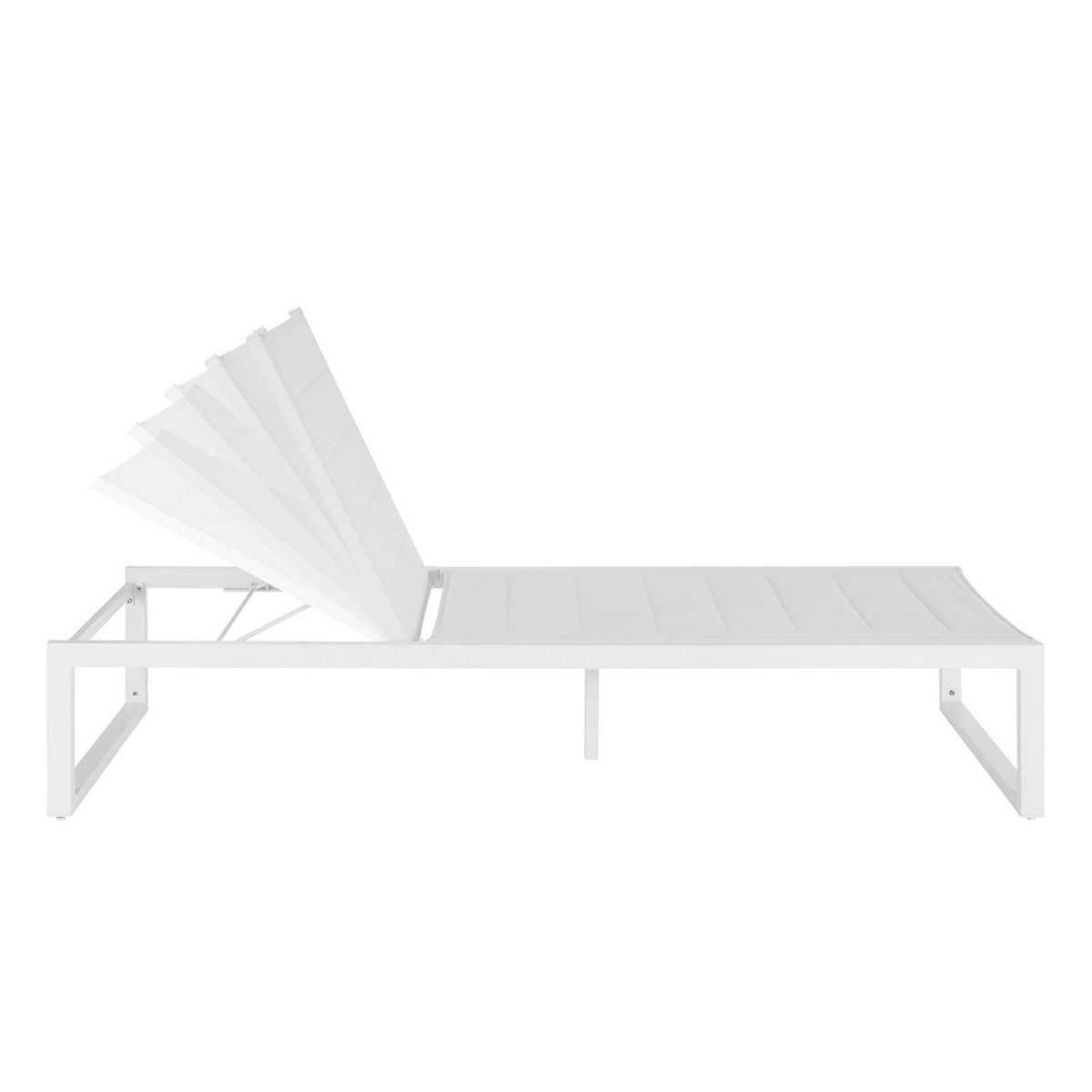 Picture of Alora White Chaise Lounge