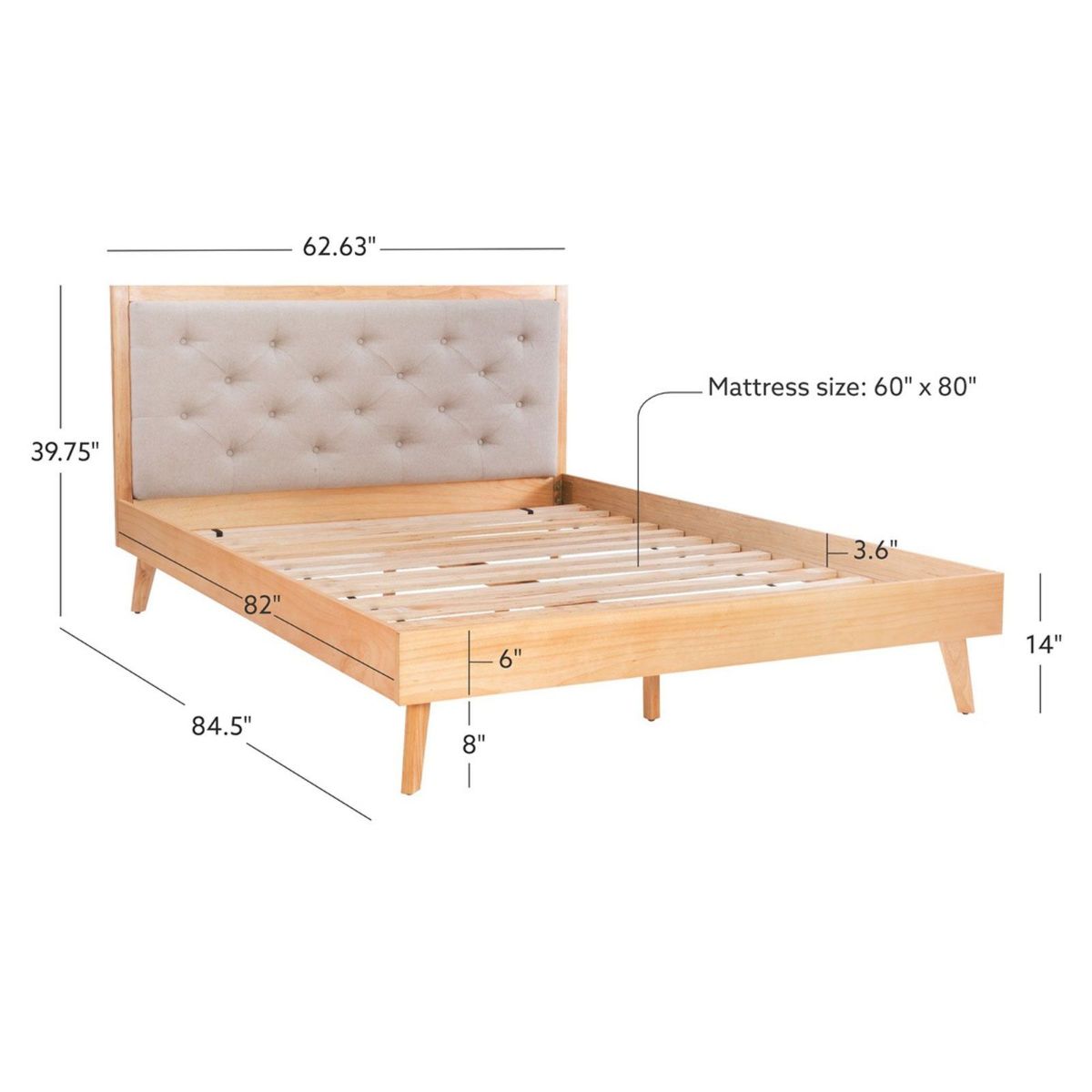 Picture of Hudson Natural Queen Bed