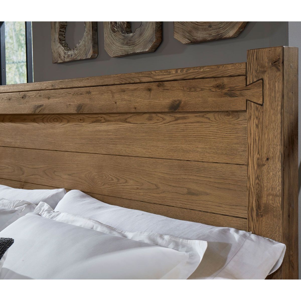 Picture of Natural Dovetail King Poster Bed