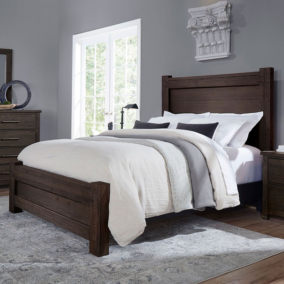 Picture of Java Dovetail King Poster Bed