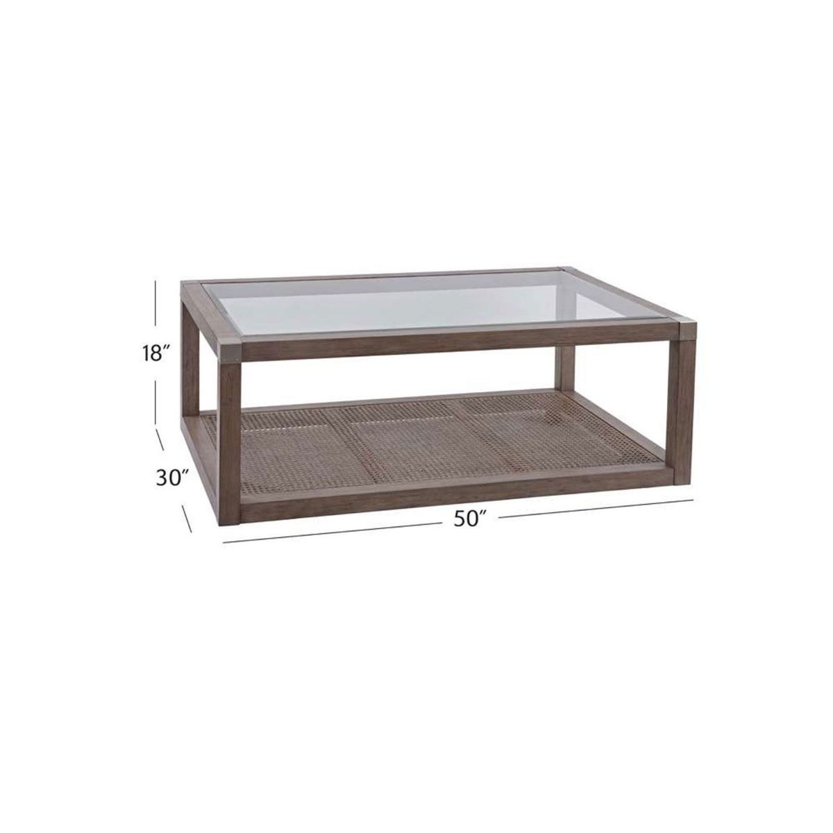 Picture of Calum Glass Top Cocktail Table