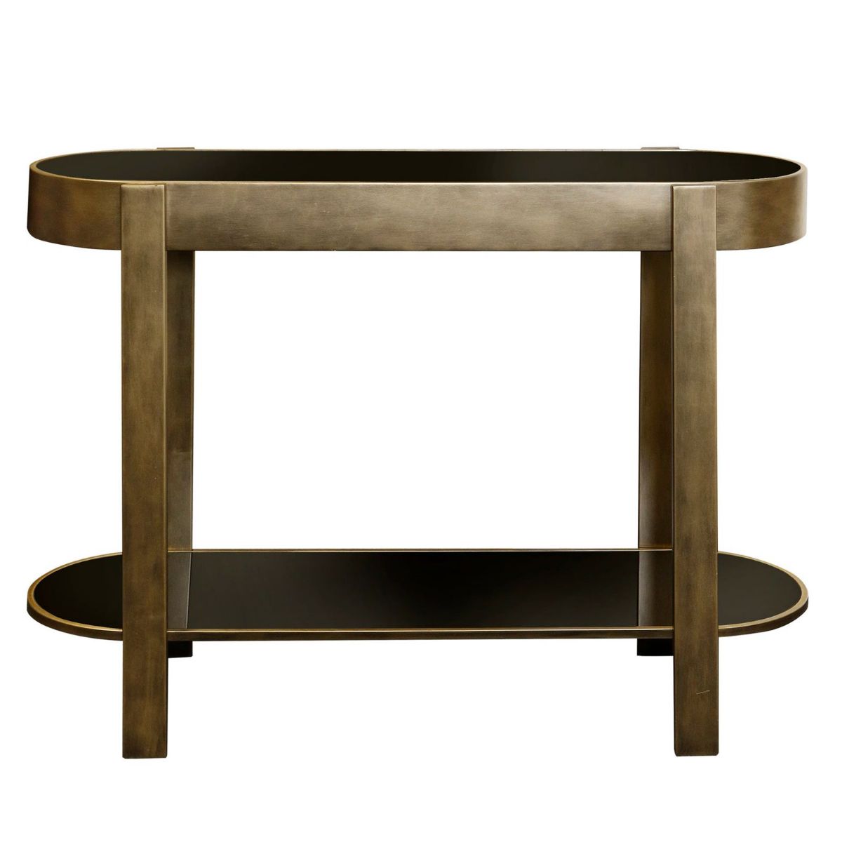 Picture of Oval Metal Console Table