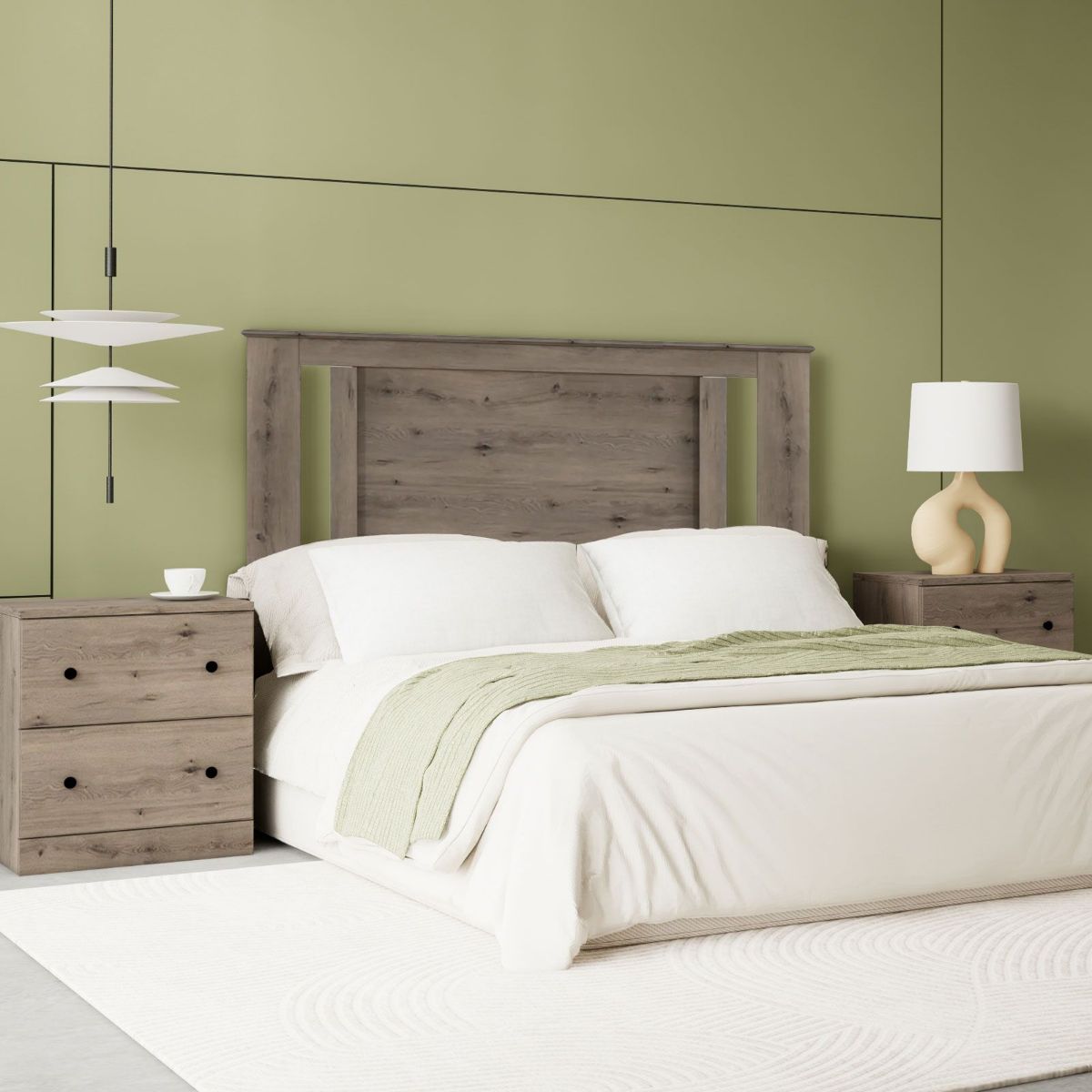 Picture of Essential Ash Gray Full/Queen Headboard