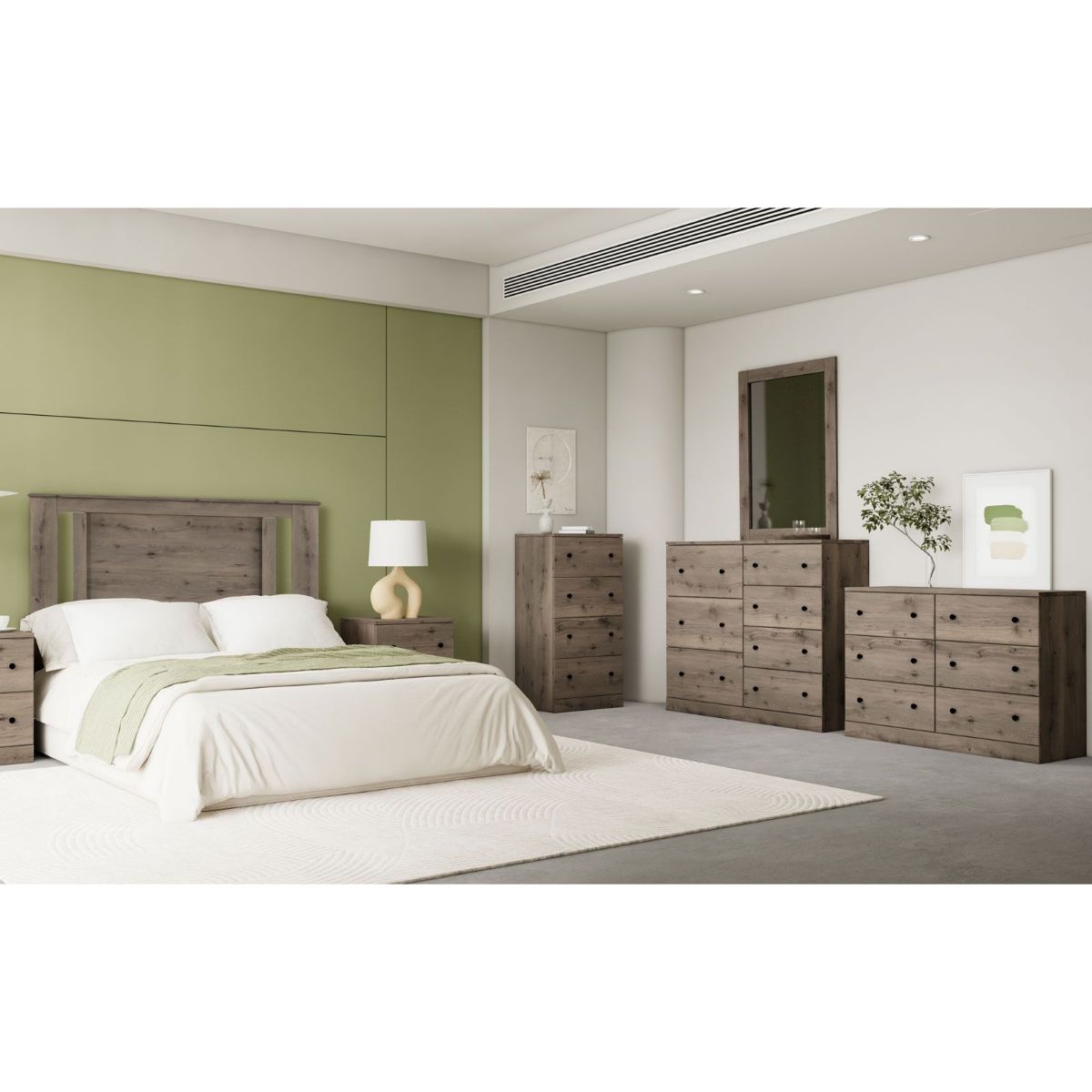 Picture of Essential Ash Gray 3-Piece Bedroom Group