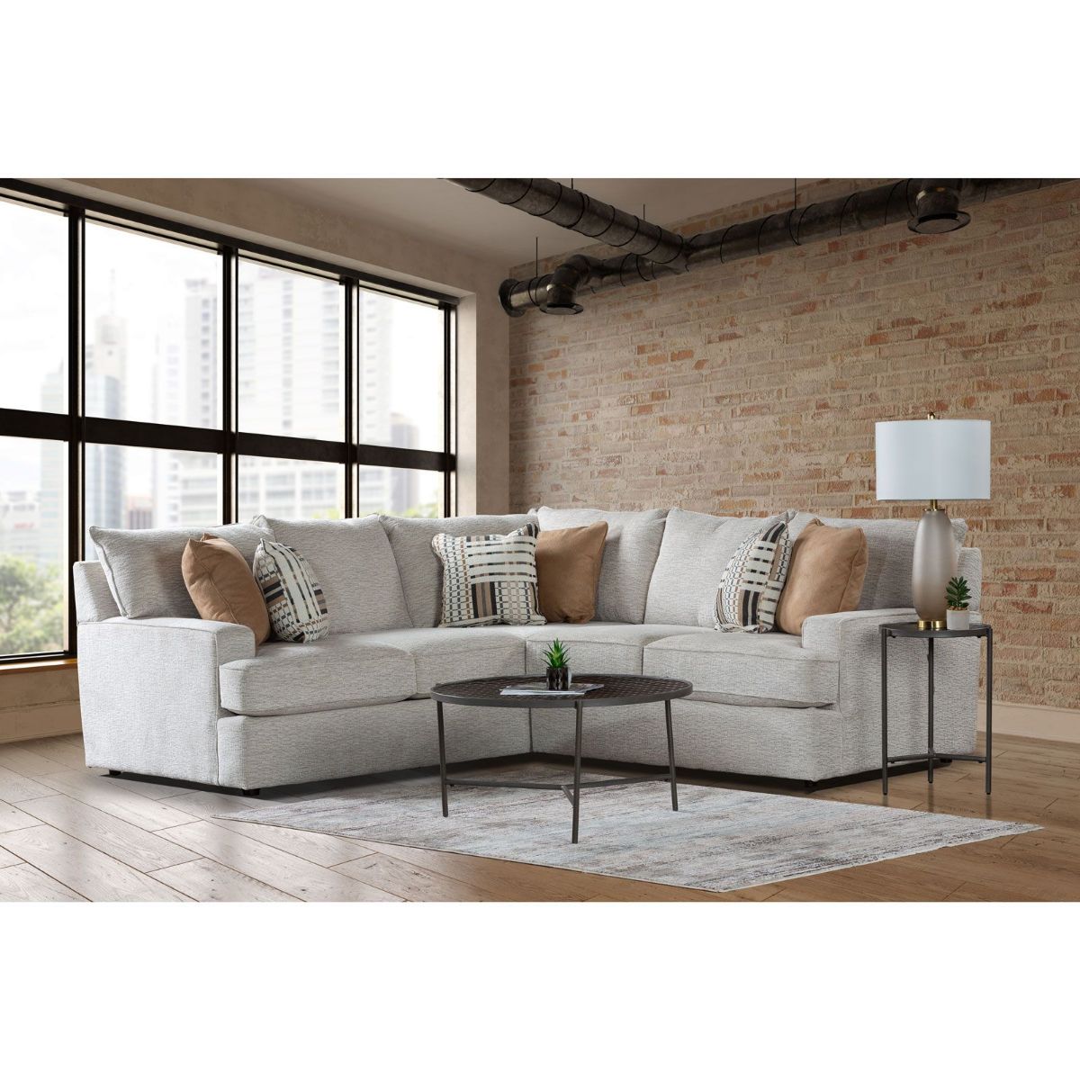 Picture of Franklin White 2-Piece Sectional