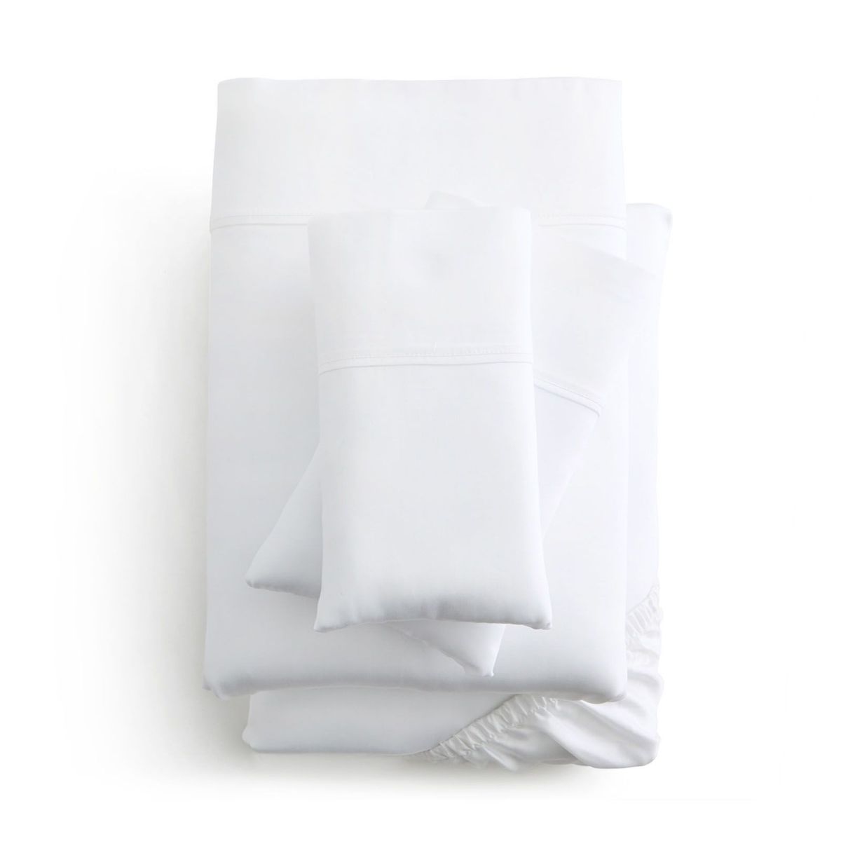 Picture of Twin White Botanical Sheet Set