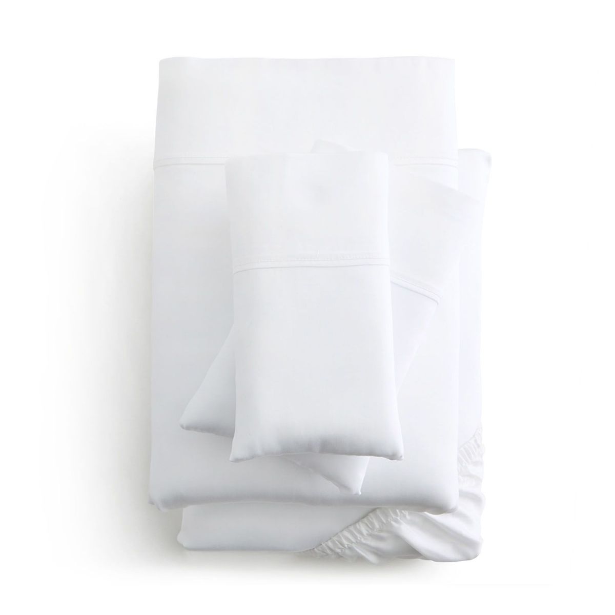 Picture of Queen White Botanical Sheet Set