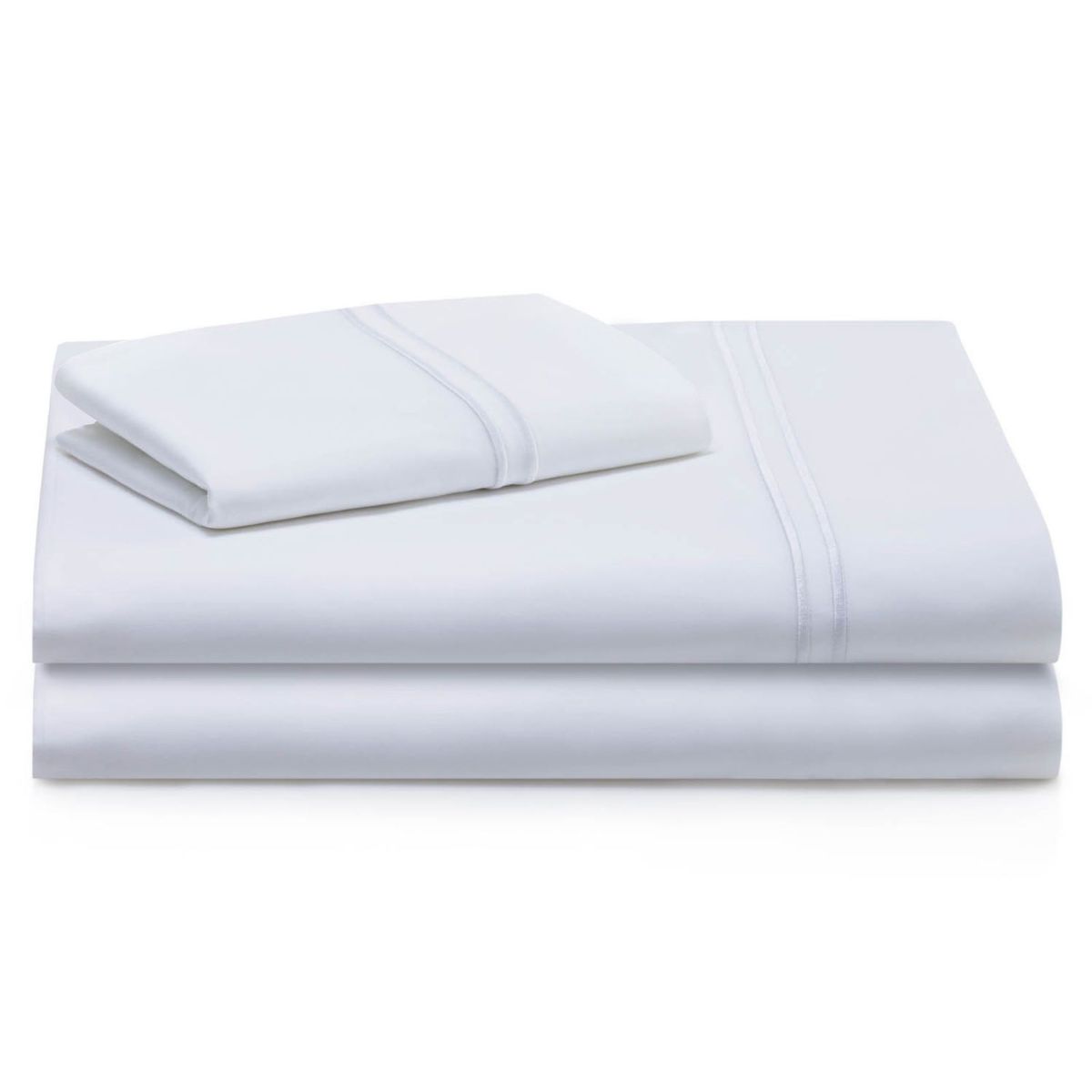 Picture of Twin White Natural Sheet Set