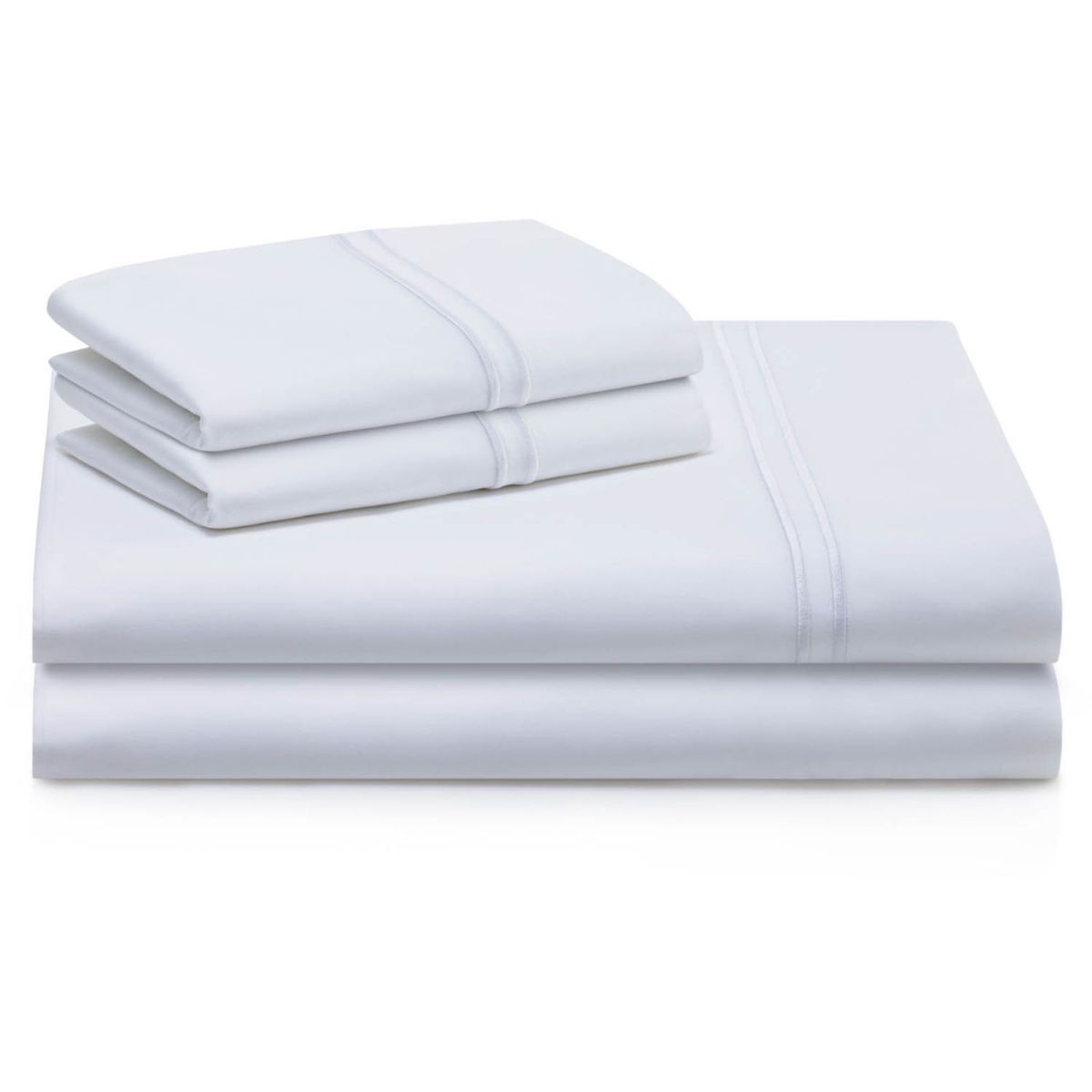 Picture of Queen White Natural Sheet Set