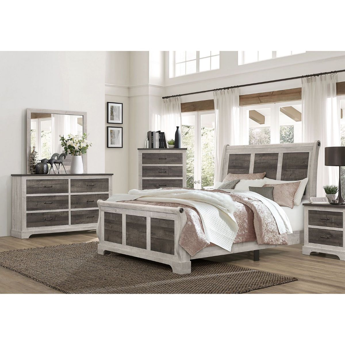 Picture of Keene Rustic 3-Piece Bedroom Group