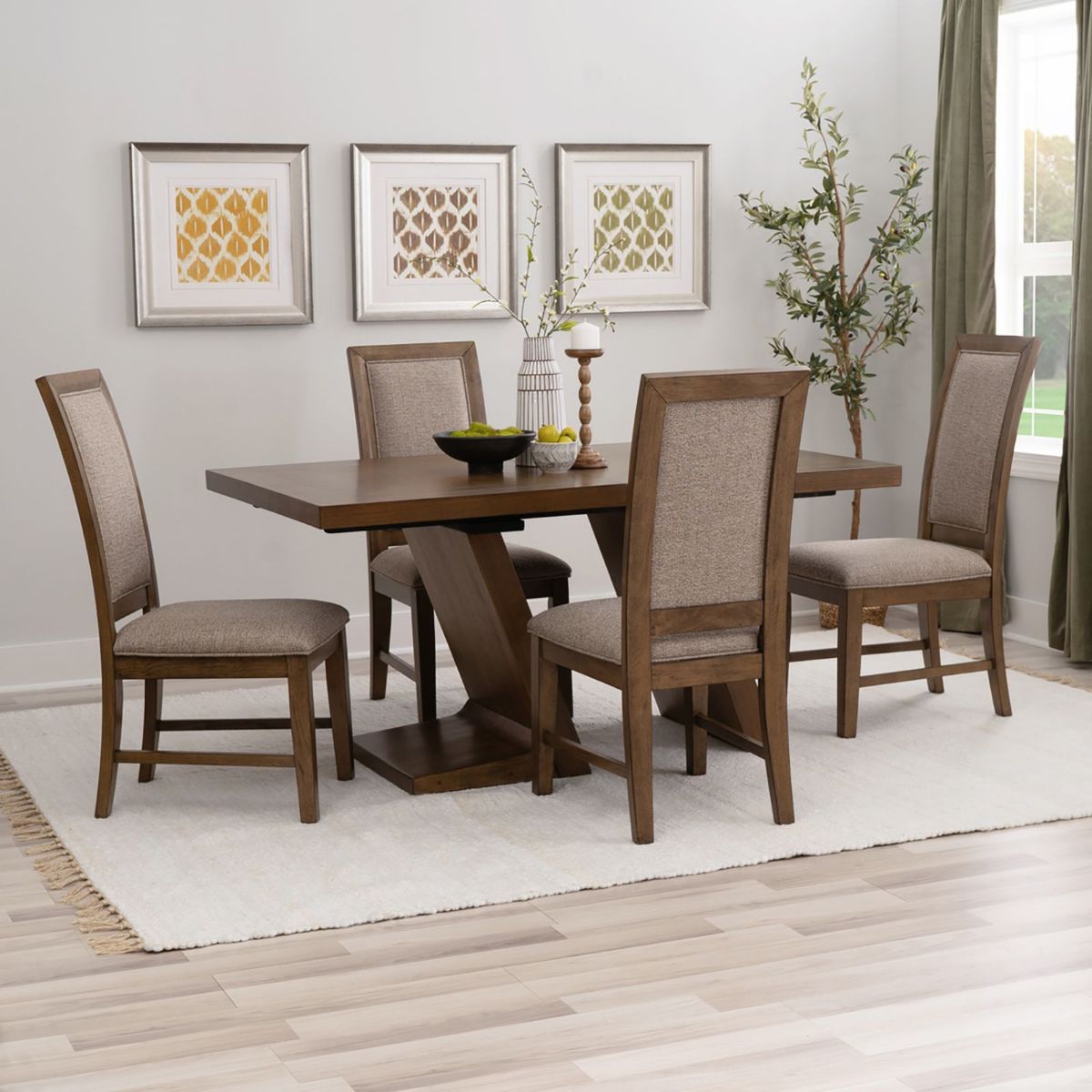 Picture of Cadeau Dining Table & 4 Side Chairs