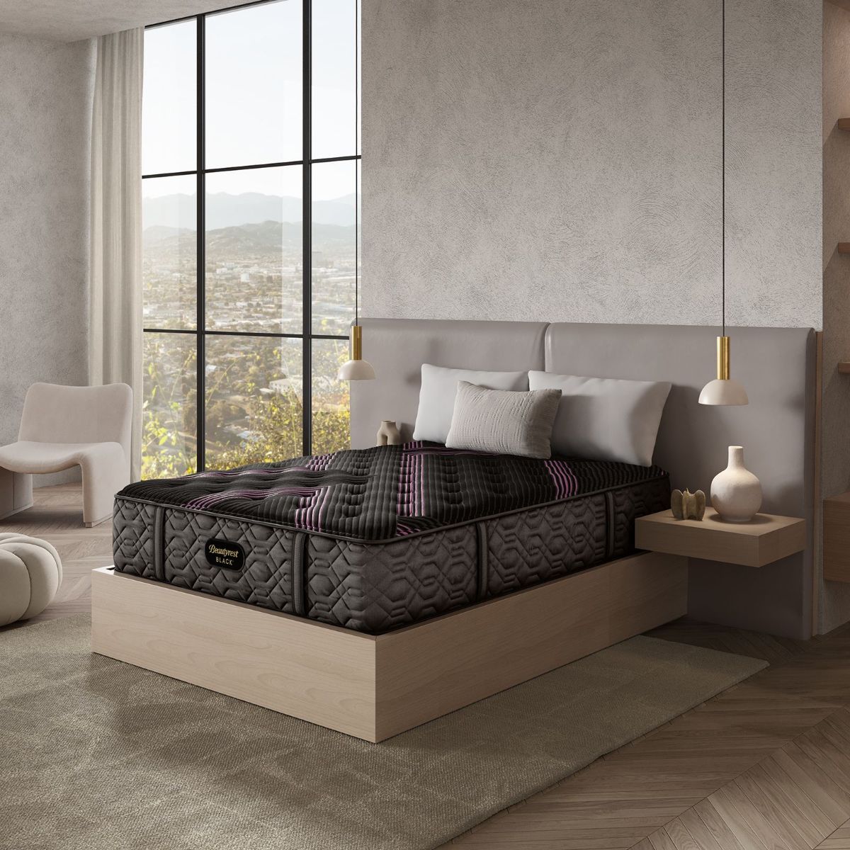 Picture of Beautyrest Black Series Two Firm Full Mattress Set
