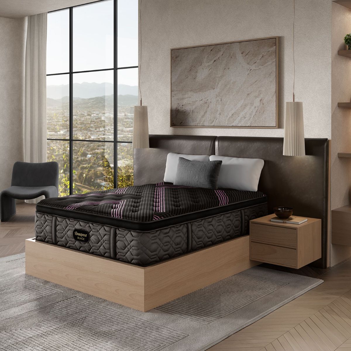 Picture of Beautyrest Black Series Two Plush Pillow Top Queen Mattress
