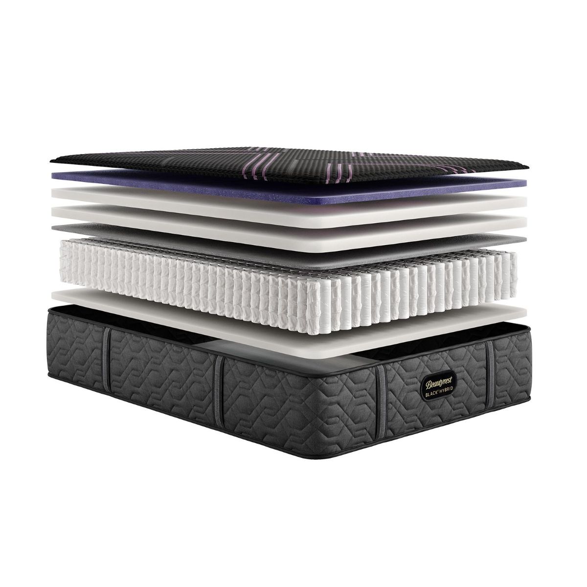 Picture of Beautyrest Black Series Two Hybrid Firm Mattress Set