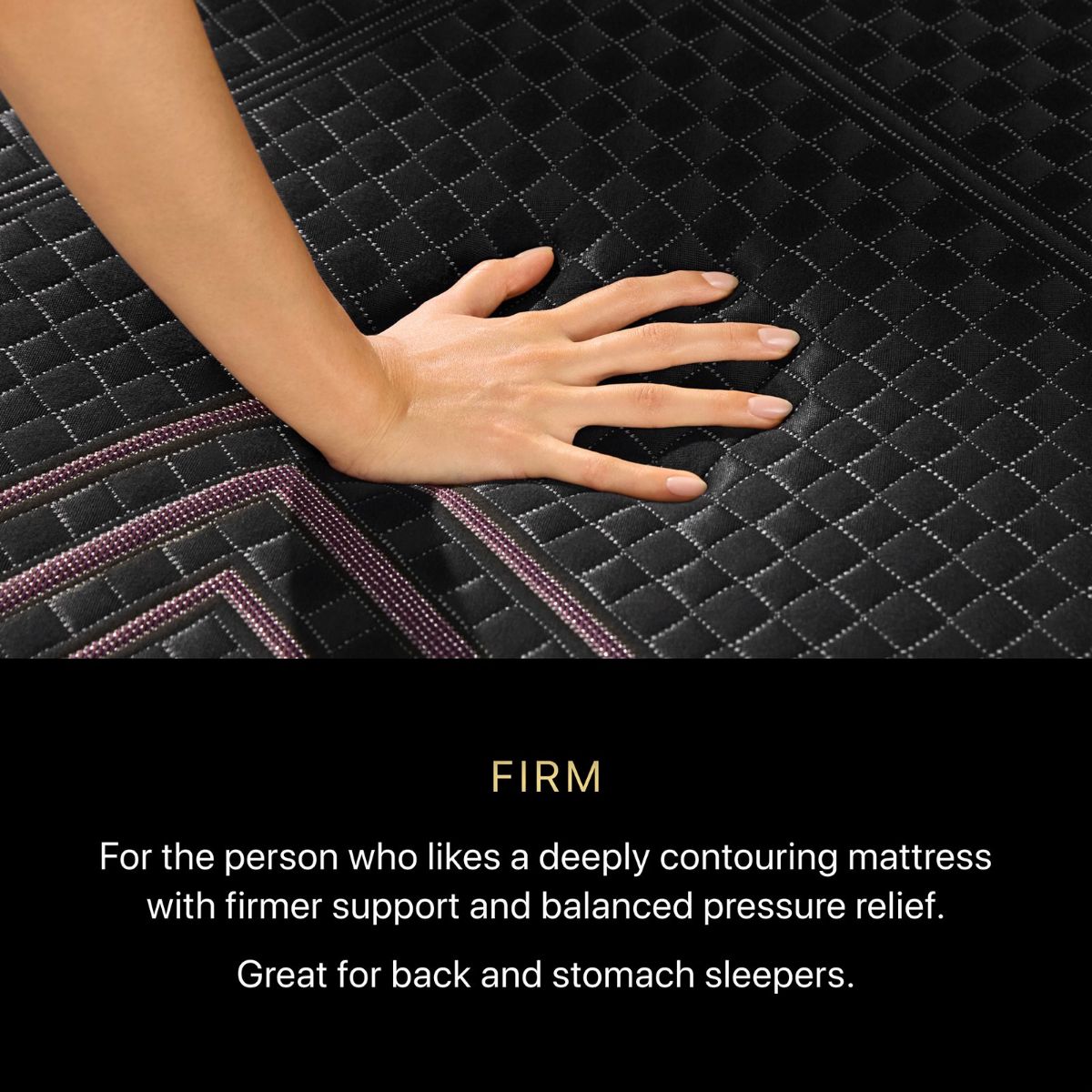 Picture of Beautyrest Black Series Two Hybrid Firm Mattress Set