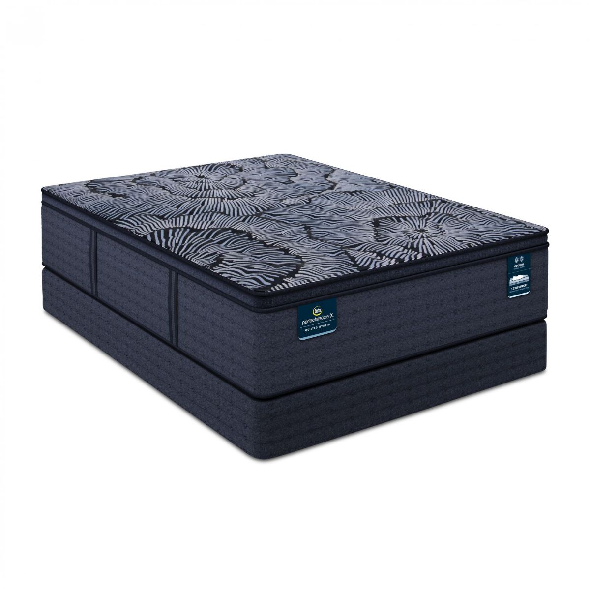 Picture of Lexton Medium Pillow Top Hybrid Full Mattress Set
