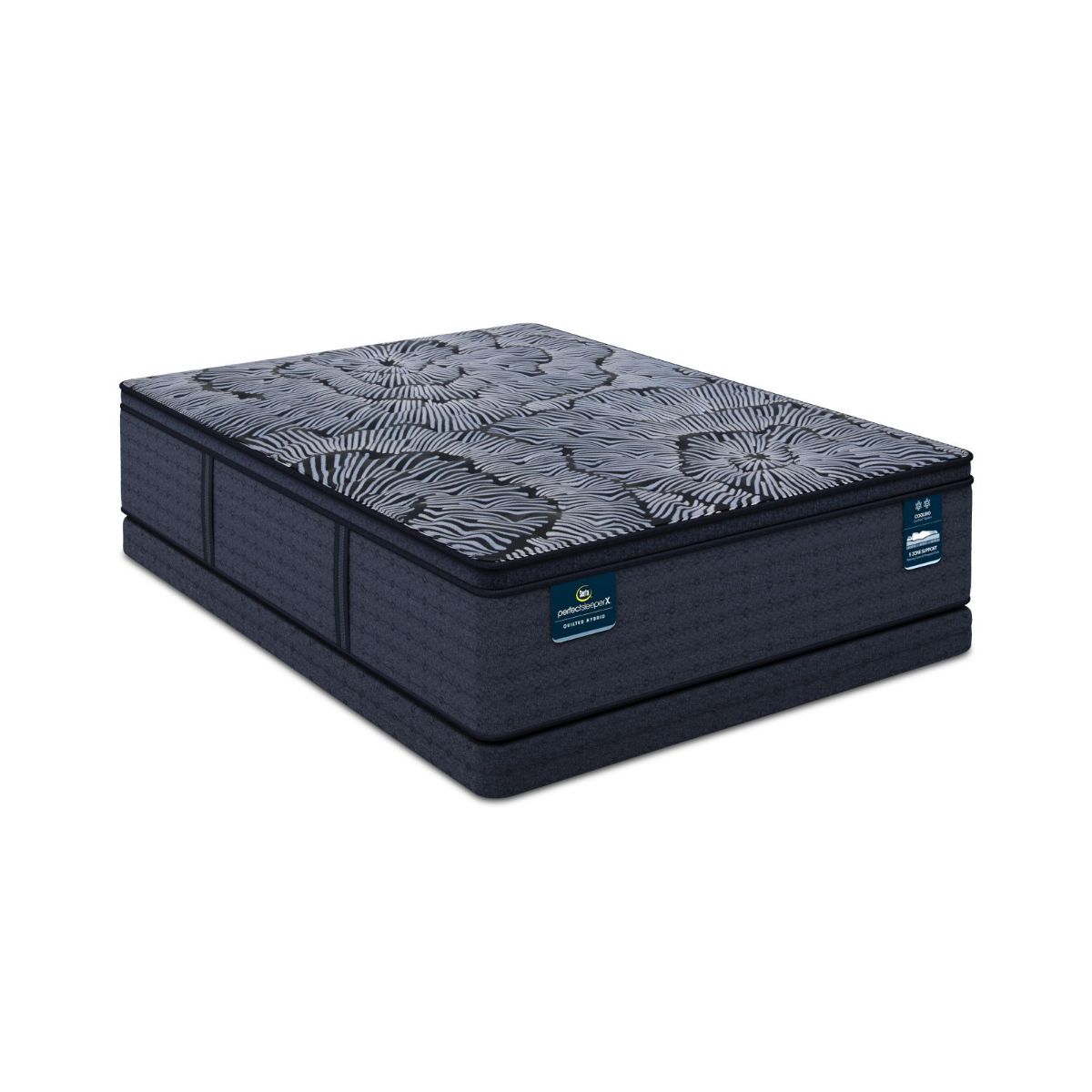 Picture of Lexton Medium Pillow Top Hybrid Full Mattress Set