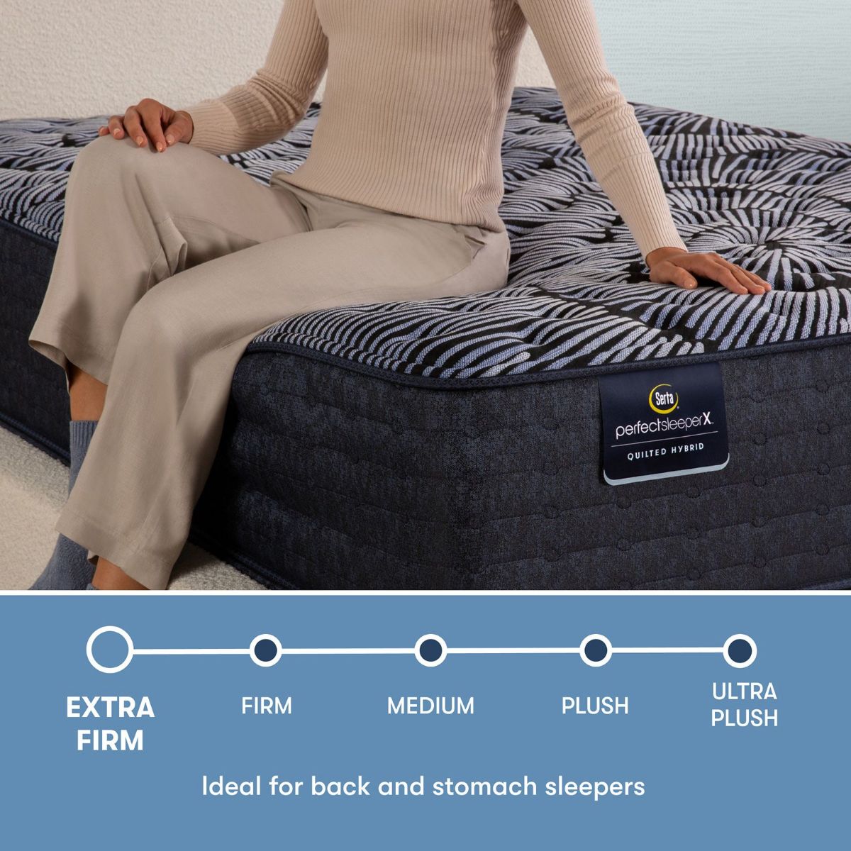 Picture of Excelled Extra Firm Hybrid Mattress Set