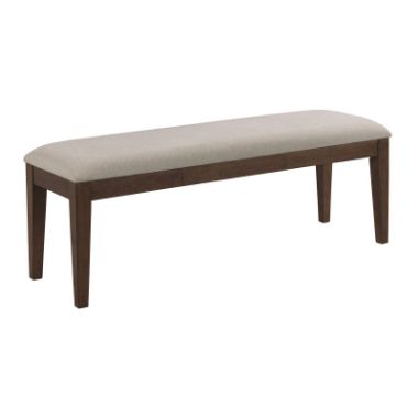 Kafe Mocha Upholstered Bench