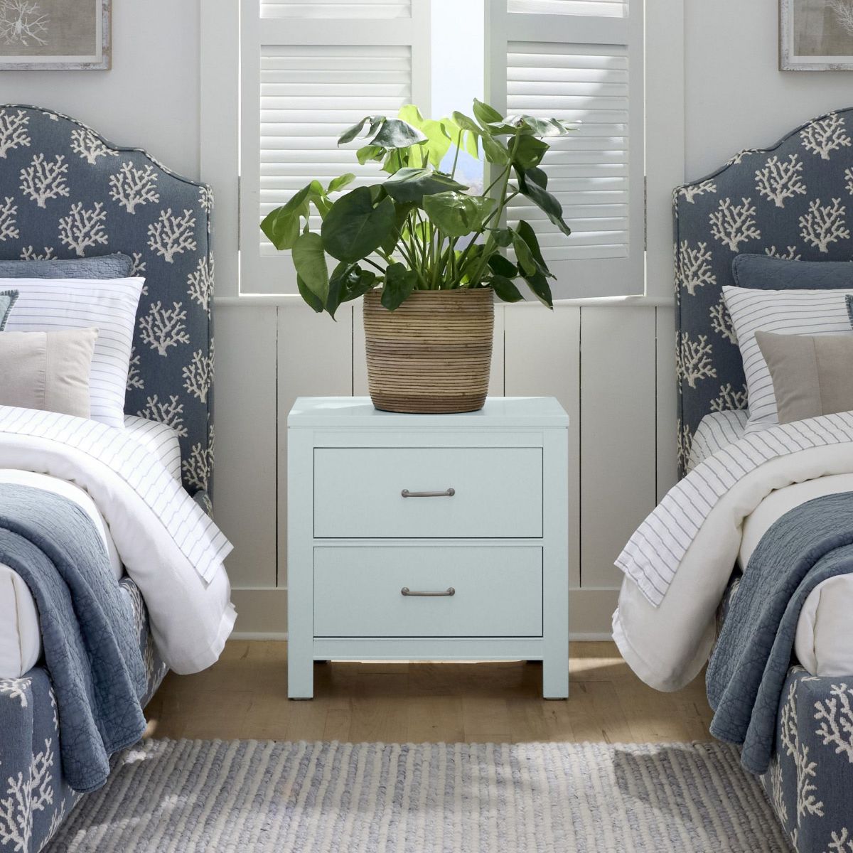 Picture of Tide & Timber Blue Nightstand