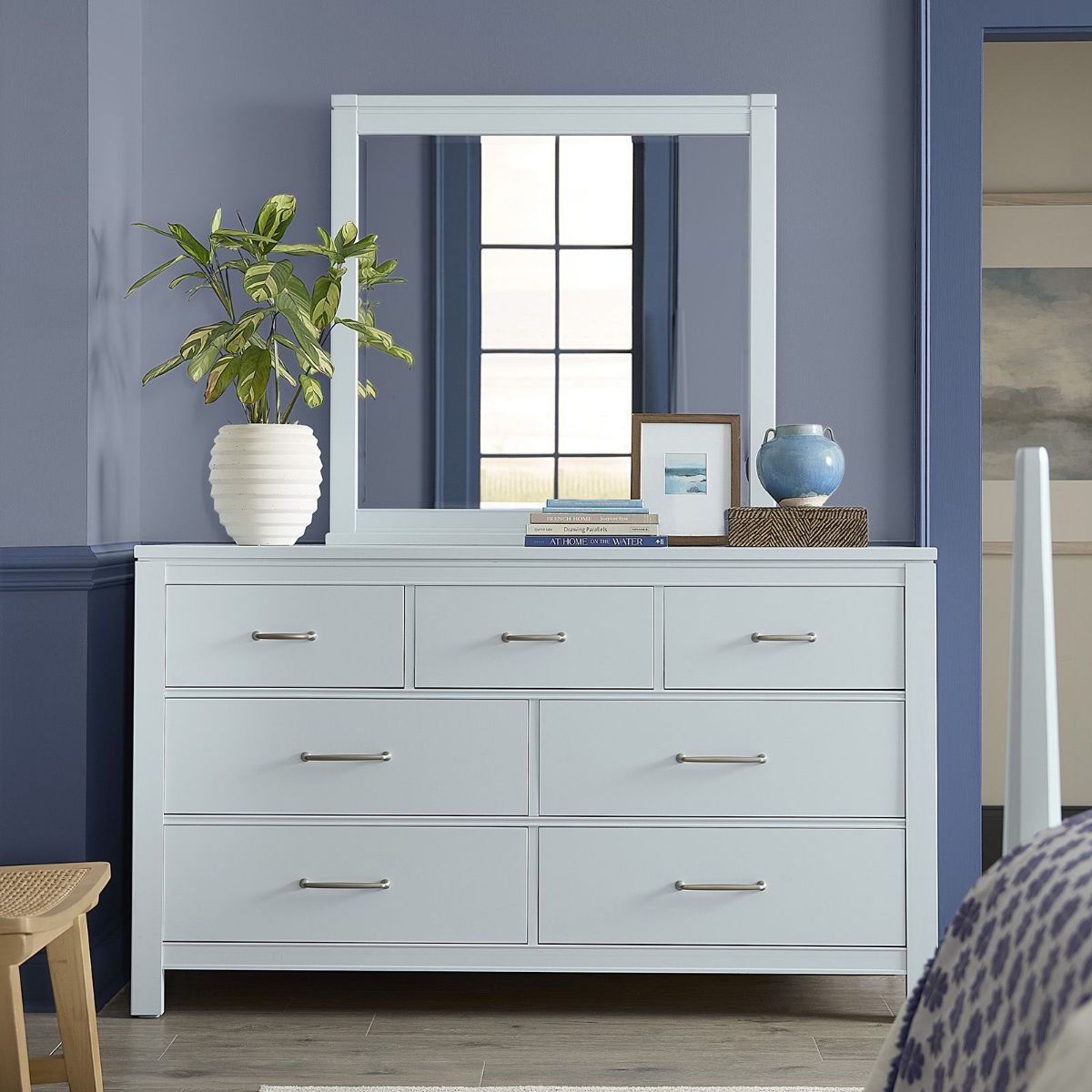 Picture of Tide & Timber Blue 3-Piece Queen Bedroom Group