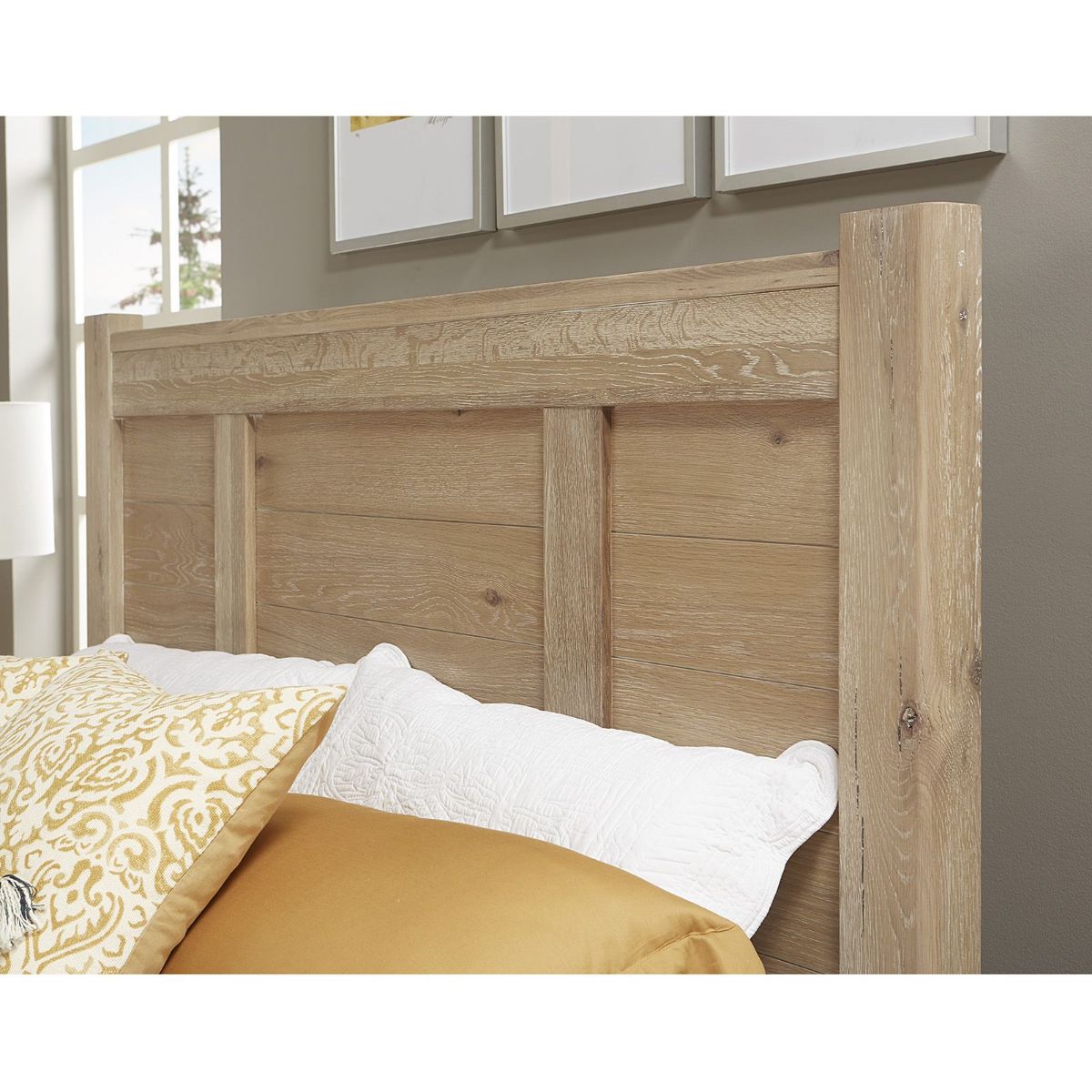 Picture of Ben's Crafted Oak Queen Bed